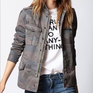 Zadig & Voltaire - Kayak Camou Blazer Kaki